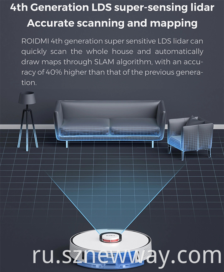 Roidmi Robot Vacuum Cleaner